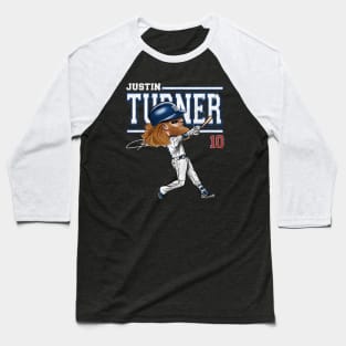Justin Turner Los Angeles D Cartoon Baseball T-Shirt